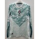 2026 Portugal Away Aqua Fans Long Sleeve Soccer jersey