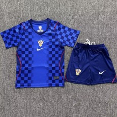 2026 Croatia Away Fans Kids Soccer jersey