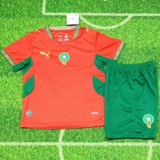 2026 Morocco Home Fans Kids Soccer jersey