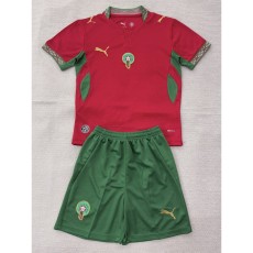 2026 Morocco Home Fans Kids Soccer jersey