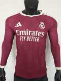 [PLAYER] 2026/27 R MAD 3RD Player Long Sleeve Soccer jersey