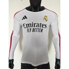[PLAYER] 2026/27 R MAD Home Player Long Sleeve Soccer jersey