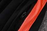 2026 Netherlands Black Half Pull Tracksuit