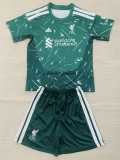 2026/27 LIV GKG Green Fans Kids Soccer jersey
