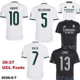 2026/27 R MAD 3RD Fans Long Sleeve Soccer jersey
