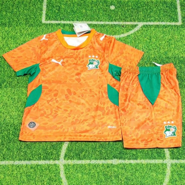 2026 Ivory Coast Home Fans Kids Soccer jersey
