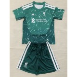 2026/27 LIV GKG Green Fans Kids Soccer jersey