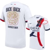 2025/26 PSG Away(with two star) Champions of Europe 26 Fans Soccer jersey