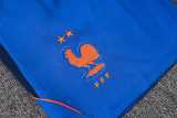 2026 France Blue Training Shorts Suit