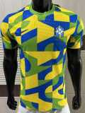 2026 Brazil Player Training Shirts