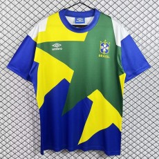 1993 Brazil Blue Training Shirts
