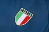 2026 Italy Dark Blue Training Shorts Suit