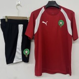 2026/27 Morocco Red Training Shorts Suit