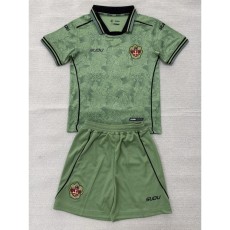 2026/27 Wolves GKG Green Fans Kids Soccer jersey