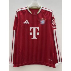 2026/27 Bayern Home Fans Long Sleeve Soccer jersey