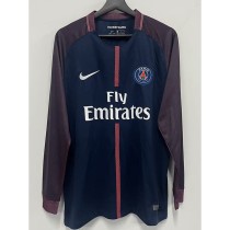 2017/18 PSG Home Retro Long Sleeve Soccer jersey