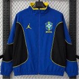 2026 Brazil Blue Windbreaker