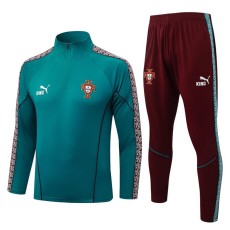 2026 Portugal Green Half Pull Tracksuit
