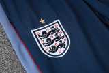 2026 England Royal blue Half Pull Tracksuit