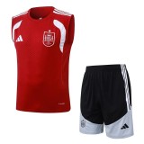 2026 Spain Red Training Shorts Suit