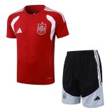 2026 Spain Red Training Shorts Suit