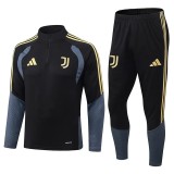 2026/27 JUV Black Half Pull Tracksuit