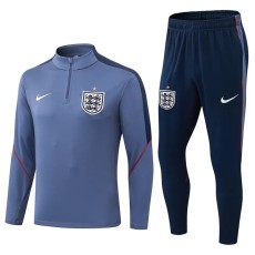 2026 England Gray Half Pull Tracksuit