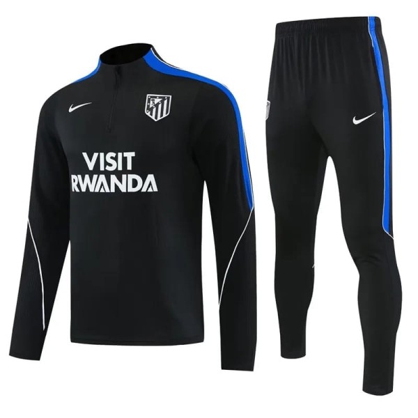 2026/27 A MAD Black Half Pull Tracksuit
