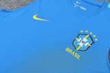 2026 Brazil Light blue Training Shorts Suit