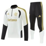 2026/27 Flamengo White Half Pull Tracksuit