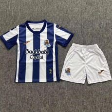 2026/27 Real Sociedad Home Fans Kids Soccer jersey