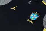 2026 Brazil Black Training Shorts Suit