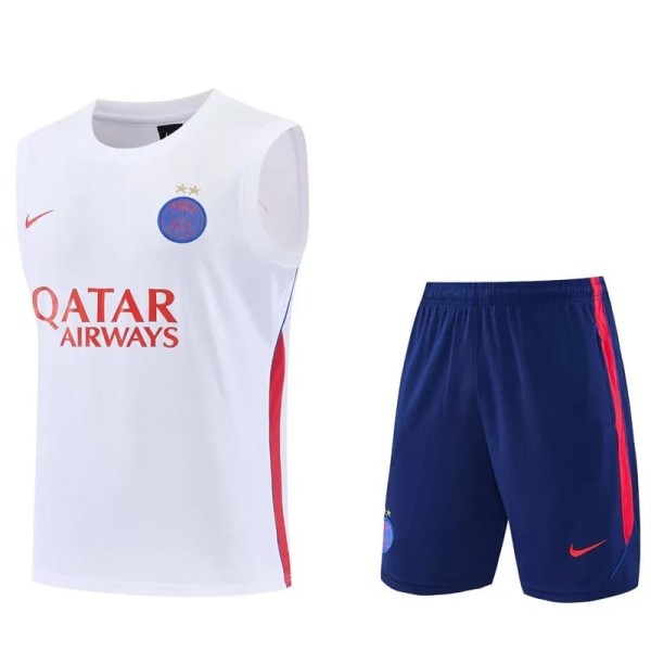 2026/27 PSG White Training Shorts Suit