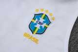 2026 Brazil White Training Shorts Suit