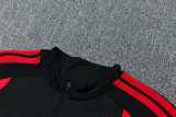 2026/27 Man Utd Black Half Pull Tracksuit