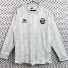 1986 Argentina GKR Gray Retro Long Sleeve Soccer jersey