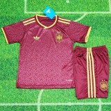 2026 Spain Third With 2 Stars Fans Kids Soccer jersey