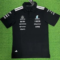 2026/27 Mercedes F1 Black Polo Racing Suit