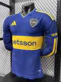 [PLAYER] 2026/27 Boca Juniors Home Player Long Sleeve Soccer jersey