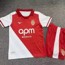 2026/27 Monaco Home Fans Kids Soccer jersey