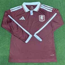 2026/27 Aston Villa Home Fans Long Sleeve Soccer jersey