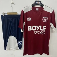 2026/27 West Ham Red Training Shorts Suit