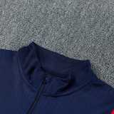 2026/27 PSG Royal blue Half Pull Tracksuit