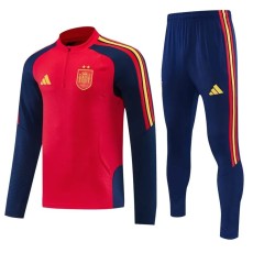 2026 Spain Red Half Pull Tracksuit