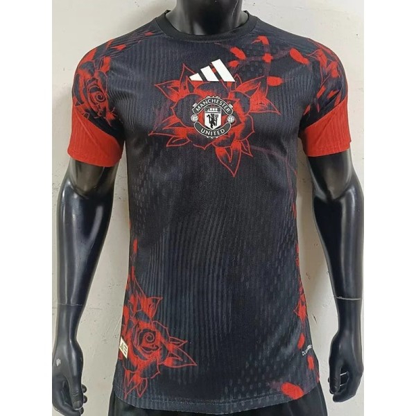2026/27 Man Utd Black Red Player Training Shirts