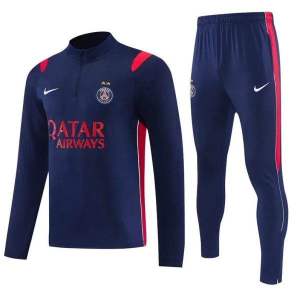 2026/27 PSG Royal blue Half Pull Tracksuit