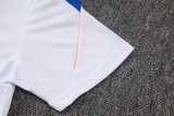 2026 France White Training Shorts Suit