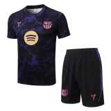 2026/27 BAR Black Purple Training Shorts Suit