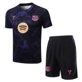 2026/27 BAR Black Purple Training Shorts Suit