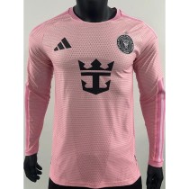 [PLAYER] 2026/27 Inter Miami Home Player Long Sleeve Soccer jersey